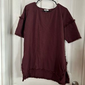 Maroon Umgee top/tunic